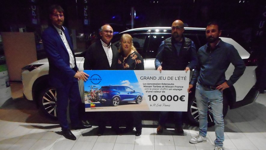 Remise de chèque Nissan 10 000€